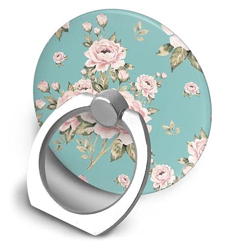 [Australia - AusPower] - Vintage Floral Mobile Phone Ring Holder Finger Grip 360 Degree Rotation Finger Ring Cell Phone Stand Compatible with All Smartphone 