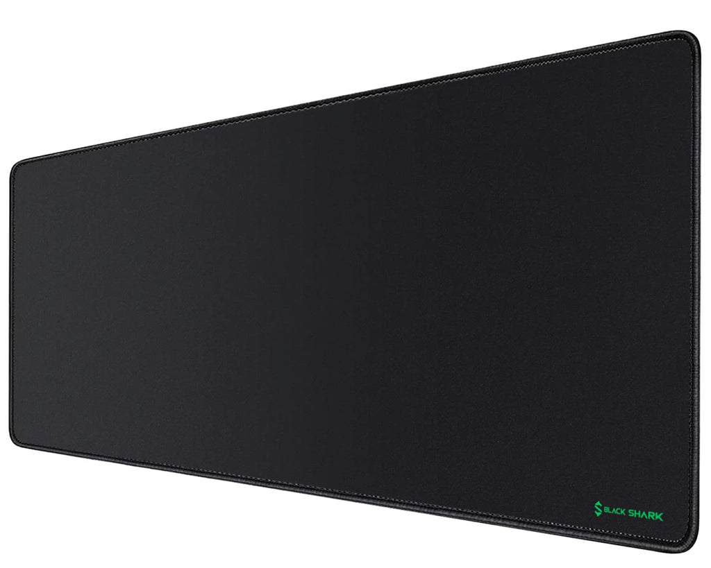 [Australia - AusPower] - Black Shark Large Mouse Pad Gaming Mouse Pad (31.5” x 11.8” x 0.15”) with Superfine Fiber Surface Smooth, Non-Slip Rubber Base for Gamers, Office, Black, Manta P2 L(31.5" x 11.8") 