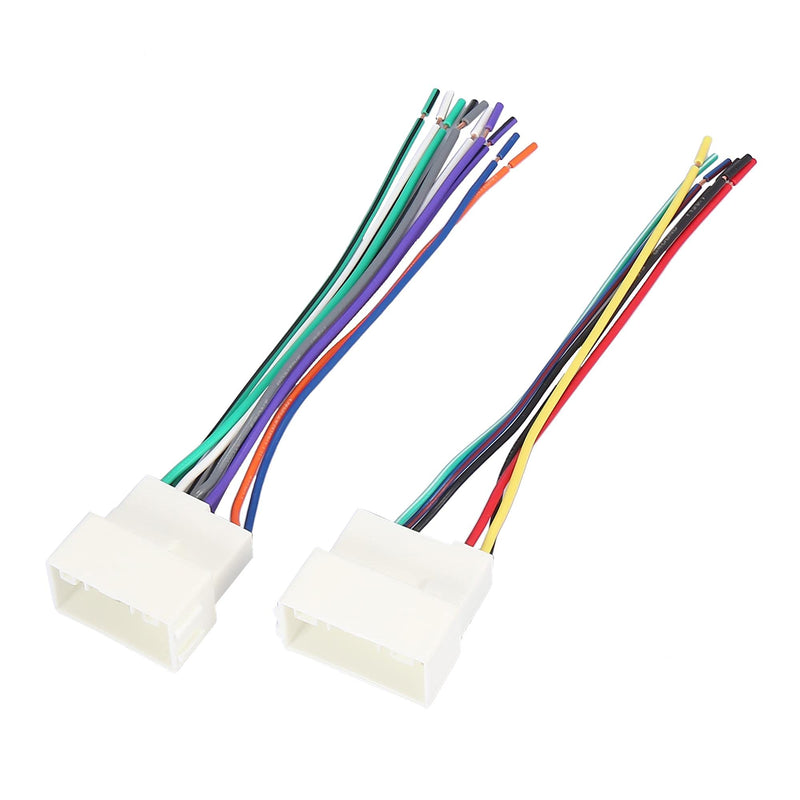 [Australia - AusPower] - X AUTOHAUX 70-7304 Car Stereo CD Player Wiring Harness Set Wire Radio Adapter for Hyundai Elantra 2011-2018 