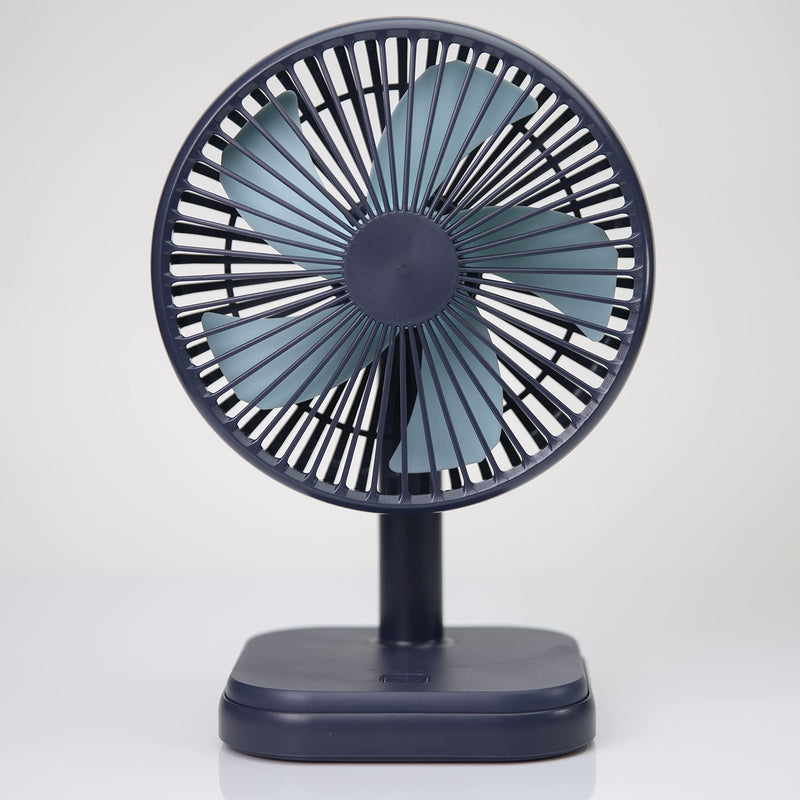 [Australia - AusPower] - Aimjerry Usb Small Desk Fan with 3 Speeds 270° Adjustment for Better Cooling ,Mini Personal Air Circulator Fan for Desktop Table Office (blue) blue 