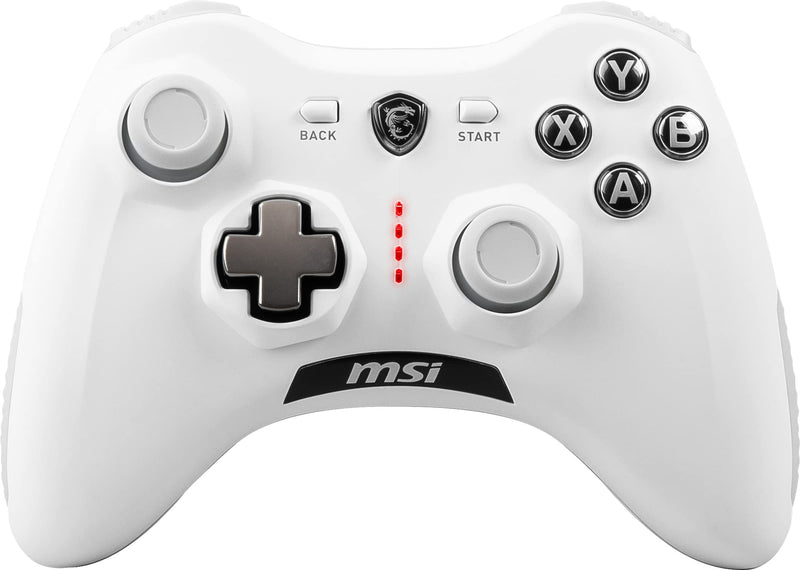 [Australia - AusPower] - MSI Force GC30V2 White Wireless Gaming Controller, Dual Vibration Motors, Dual Connection Modes, Interchangable D-Pads, Compatible with PC & Android Force GC30 V2 WHITE 