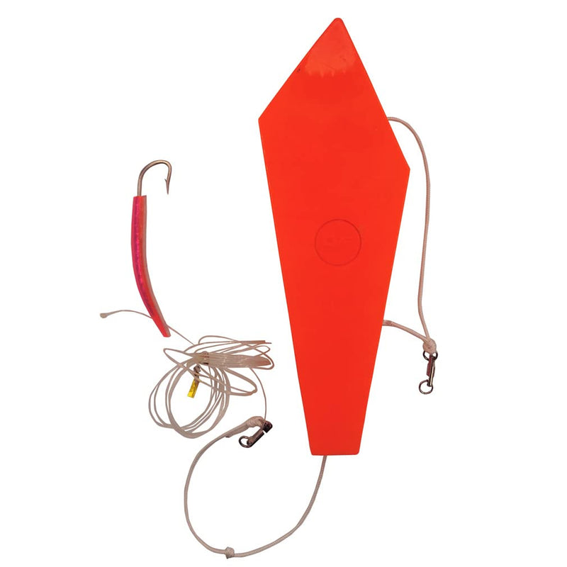 [Australia - AusPower] - GMXZX DFYUJU Splashing Float Trolling Planer Board Set Left & Right with Flash Scale Spoon Trolling Spoon Accessory Fishing Lure for Saltwater Fishing Trolling 