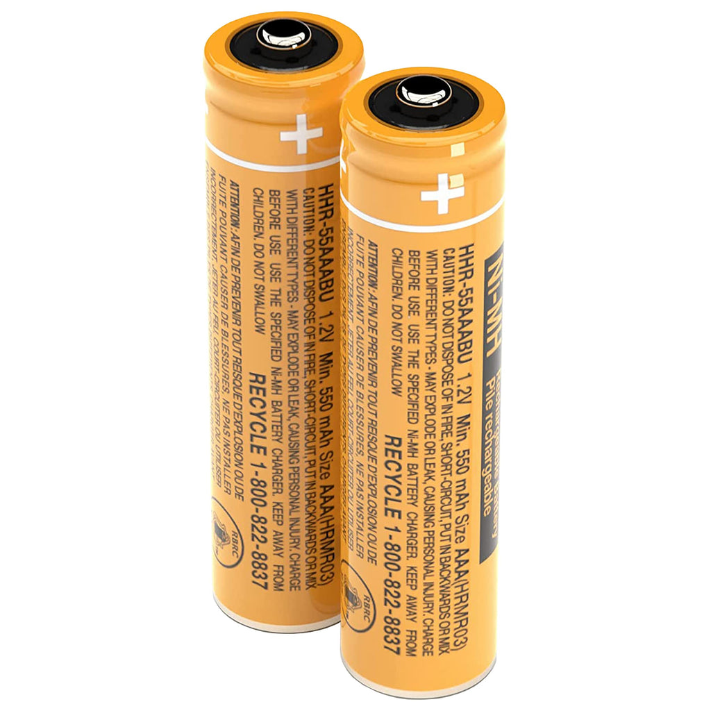 [Australia - AusPower] - 2-Pack Cerepros HHR-55AAABU Battery Packs for Panasonic Cordless Phone KX-TGM450 S 