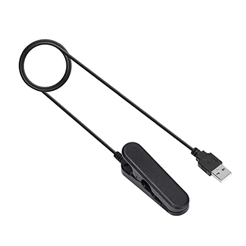 [Australia - AusPower] - PARTSMBP USB Clip Charger Charging Cable for Polar V800 Smart Watch Data Cable 1M Portable Charger Black 