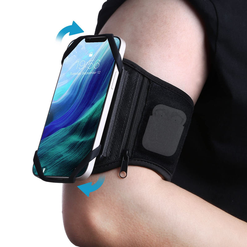 [Australia - AusPower] - Redcomets Phone Armband,3 in 1 Armband Forearm Wristband Bike Phone Holder 360° Rotatable & Detachable Sports Running Armband Mobile Phone Holder for Fits All 4.5-7 in Smartphones 