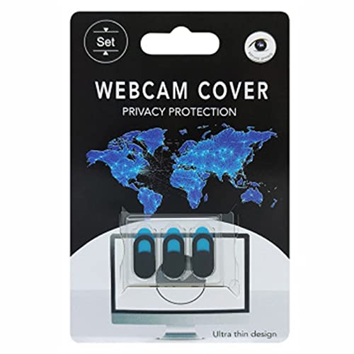 [Australia - AusPower] - Webcam Cover (3 Pack) .03 inches Ultra Thin Design Laptop Camera Cover Slide for Computers MacBook Pro iMax iPhone Cell Phone PC Tablet Notebook Surface Pro Echo Show Camera Blocker Slider (Black) Black 