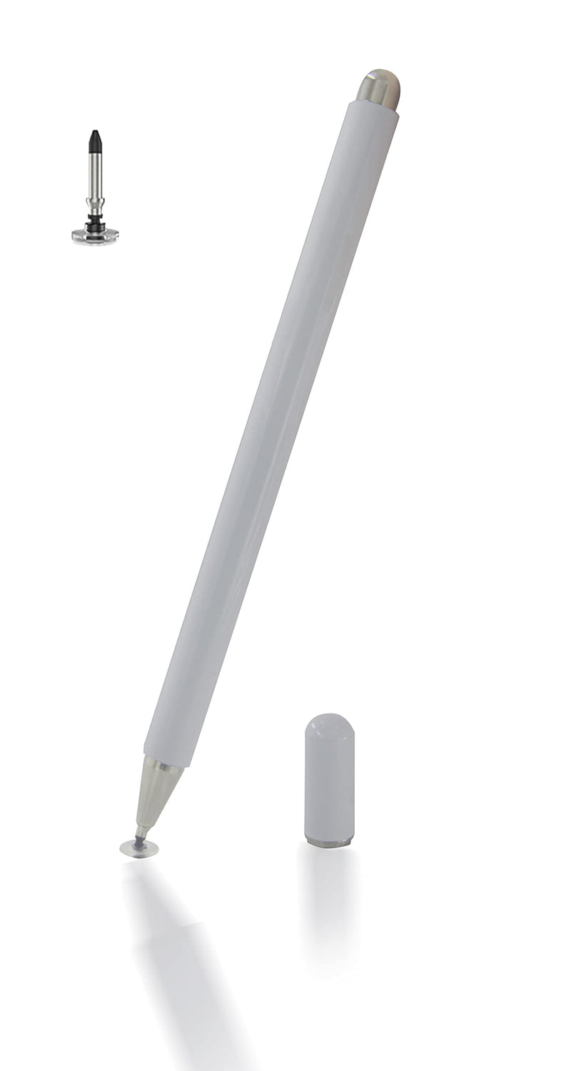 [Australia - AusPower] - ZXMY Capacitive Stylus Pen White Sensitivity and Precision, Universal for ipad, iPhone, Sensitivity and Precision, Tablets and Other Touch Screens. (5.7", White) 5.7" 