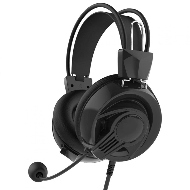 [Australia - AusPower] - RGB Light Double Beam Gift Noise Reduction for PC Gaming Headset with Mic(Black) 