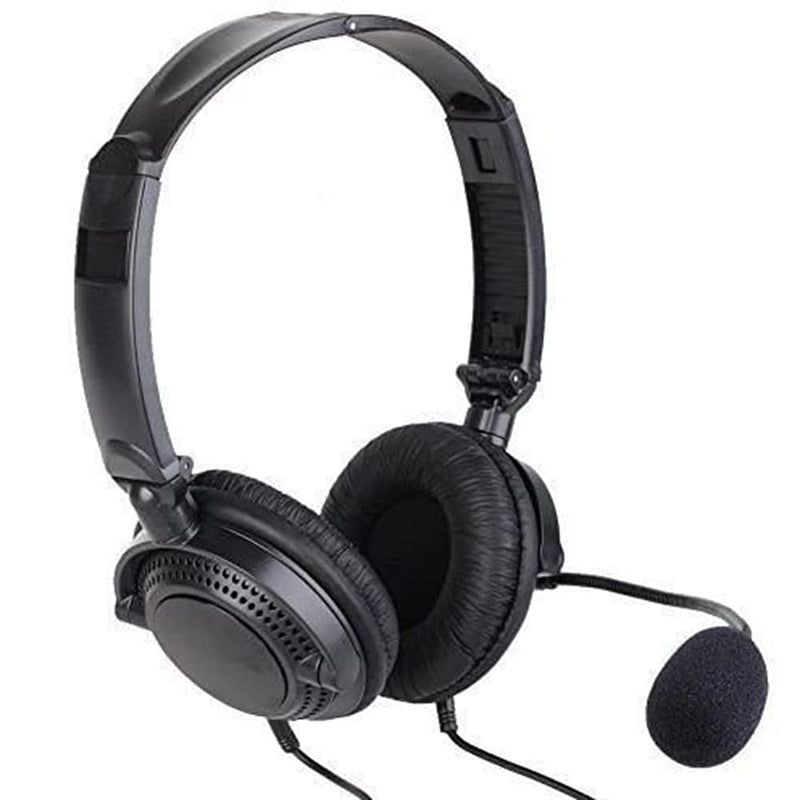 [Australia - AusPower] - Fumei Noise Cancelling Headset with Boom Mic VOX PTT Switch Comaptible with BF UV-5R Walkie Talkie Kenwood HYT Wouxun Linton Two-Way Radios 