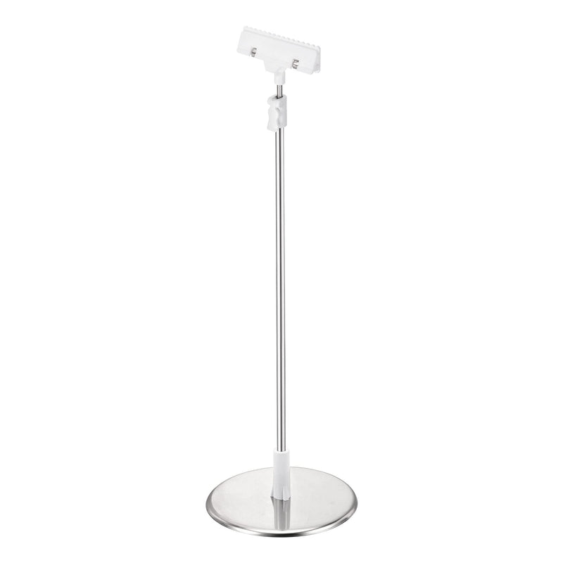 [Australia - AusPower] - MECCANIXITY Adjustable Advertising Stand, Desktop Stainless Steel Advertising Display Holder with Clip 