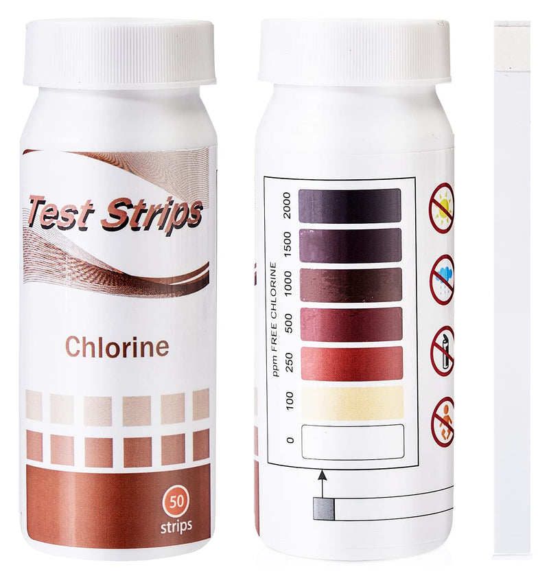 [Australia - AusPower] - SuperCheck Active Chlorine Bleach Test Strips, 0-2000 ppm, 2 Packs, Bleach Test Strips for Daycares, Measure the Concentration of Chlorine and Bleach in Sanitizing Solutions, Test Strips for Sanitizer 