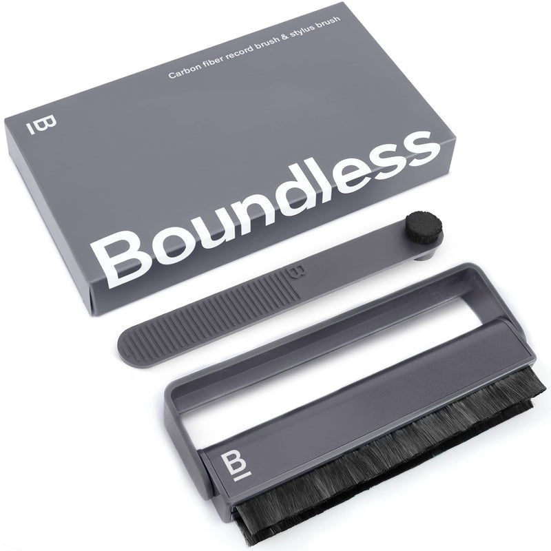 [Australia - AusPower] - Boundless Audio Record Cleaning Kit - Anti-Static Vinyl Record Brush & Stylus Brush - 2 Piece Vinyl Record Cleaner Kit 