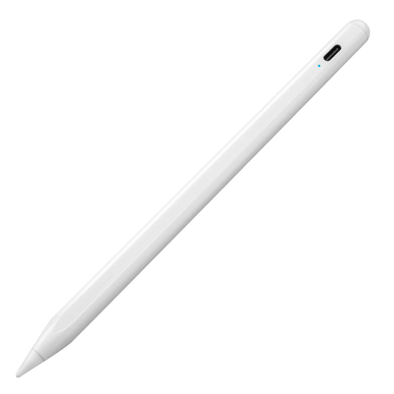 [Australia - AusPower] - 2021 Stylus Pencil for Apple iPad Mini 6,iPad Air 10.9" 4th Gen,iPad Pro 12.9" 5th/4th/3rd Gen,iPad Pro 11" 3rd/2nd/1st Gen Tilt and Palm Rejection Pen Compatible with All iPad 2018-2021,White White 