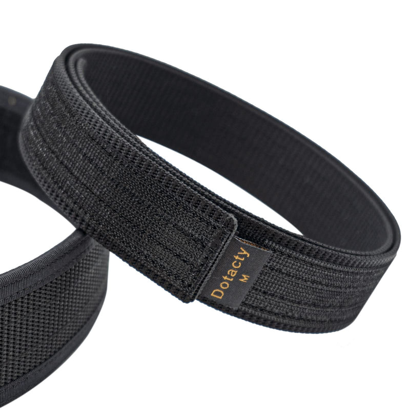 [Australia - AusPower] - Dotacty Inner Belt Hook Lined 1.5" Under Inside Belt for use with Duty/Utility/Tactical/Outer Blet Black Small 