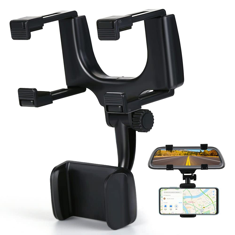 [Australia - AusPower] - Car Phone Mount 360 Degree Rotation Dashboard Cell Phone Holder,New Upgrade Cell Phone Automobile Cradles,Car Clip Mount Stand Suitable for 4 to 7 Inch Smartphones 