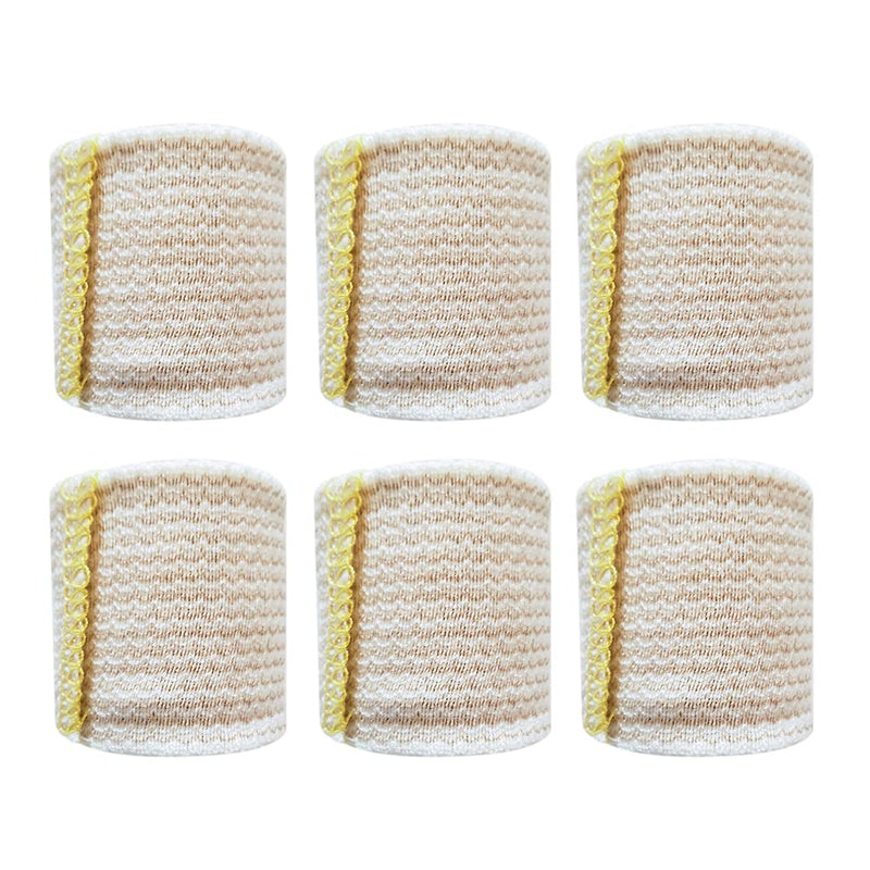 [Australia - AusPower] - SPA SLENDER 2-inch – Sports - Hook Loop Closure – Non-Latex Bandage Elastic Wrap - Compression - Injuries - Support – 6 pcs Washable 2 inches Wide Elastic Bandage – up to 15 ft Stretched 2" Wide 6 Pack 