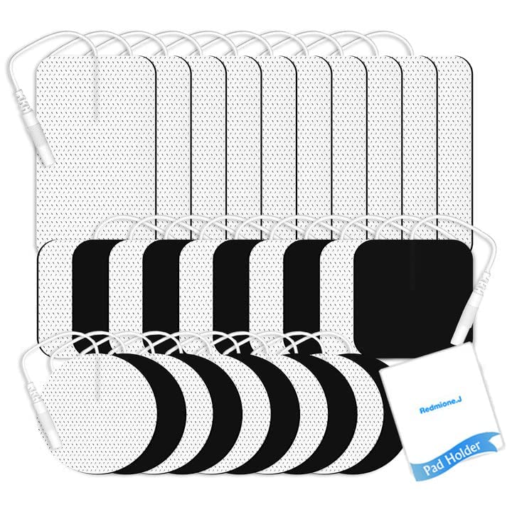 [Australia - AusPower] - 30 Pcs TENS Unit Replacement Electrode Pads Premium Reusable,TENS Unit Pads Electrode Patches with Upgraded Self-Stick Performance and Non-Irritating Design, for TENS/EMS Massage Therapy 