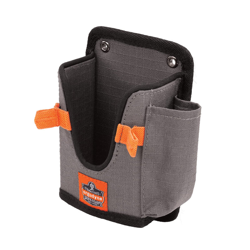 [Australia - AusPower] - Ergodyne Squids 5543 Barcode Scanner Holder Equipment Mount for Gun Grip Mobile Computers, Handheld Bar Code Scanners, Fastener Straps to Attach to Forklift Small 