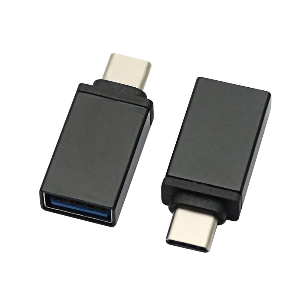 [Australia - AusPower] - LevU USB C to USB Adapter, USB to USB C Adapter, USB C Male to USB3 Female Adapter Compatible with iMac 2021/iPad Pro 2021/MacBook Pro 2020 and Other Type C or Thunderbolt 3 Devices Space 2 Pack 