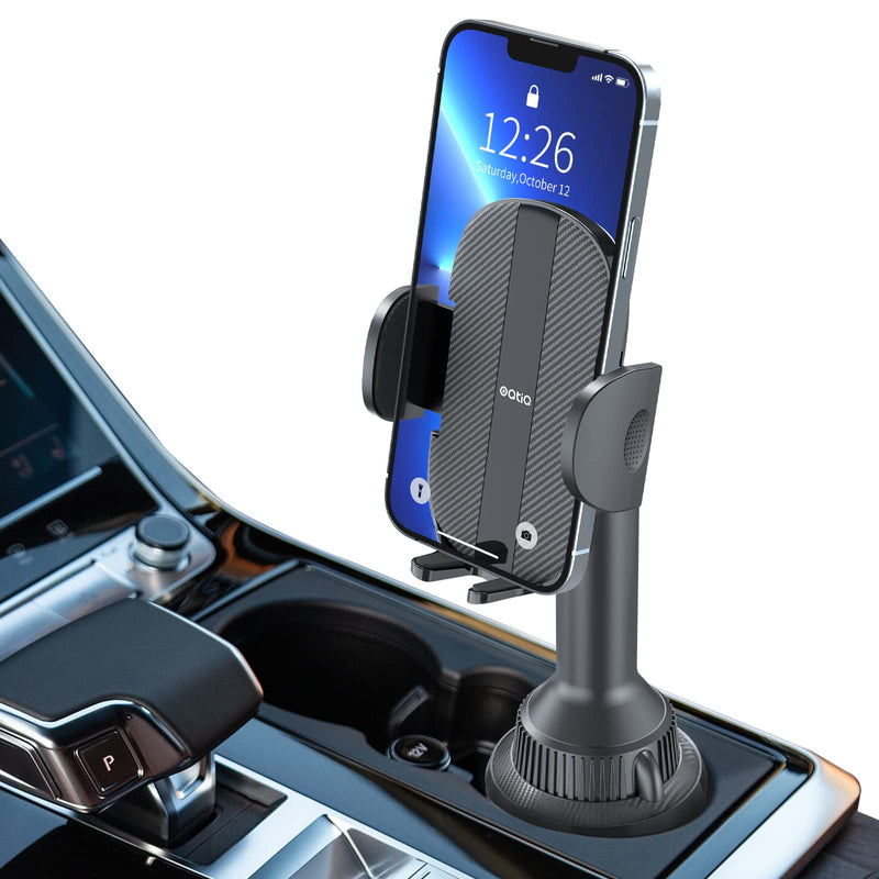 [Australia - AusPower] - Cup Holder Phone Mount, [No Shaking & Sturdy Height Rotatable] Cup Phone Holder for Car, OQTIQ Cup Holder Mount for Truck Car, Compatible with All Cell Phones, Quick Extension Long Arm 