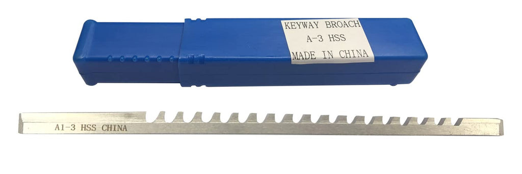 [Australia - AusPower] - Keyway Broach A1-3mm High Speed Steel for CNC Cutting Machine Tool 