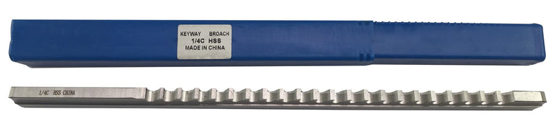 [Australia - AusPower] - Keyway Broach C1-1/4 Inch Sized High Speed Steel for CNC Cutting Machine Tool 