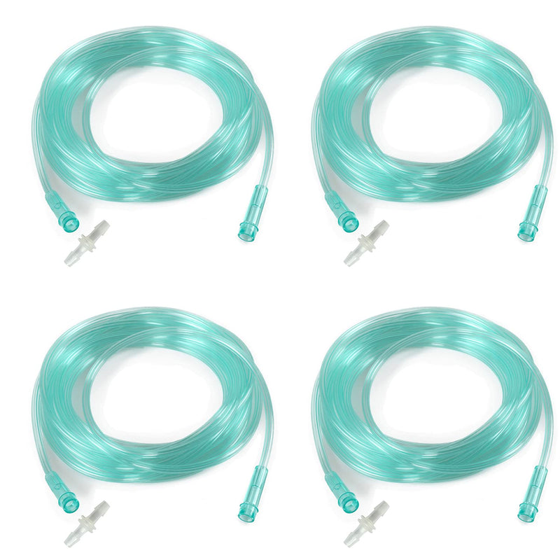 [Australia - AusPower] - 4 Pack Oxygen Tubing - Each Length 16.4 Feet - Premium Green Crush Resistant Oxygen Tubes 
