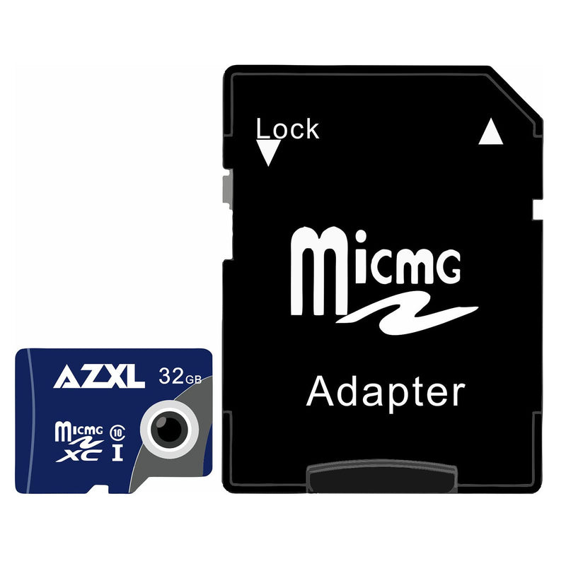 [Australia - AusPower] - AZXL 32GB microSDXC Memory Card with Full Size Adapte, UHS-I U3, V30, 4K, C10, Micro SD 