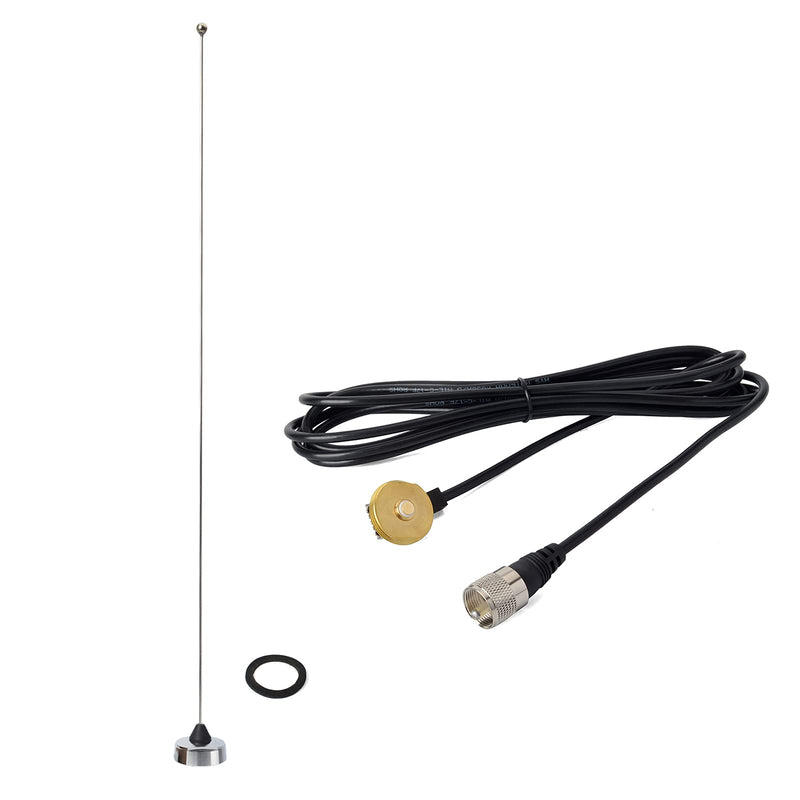 [Australia - AusPower] - VHF NMO Antenna 136-174MHz Bundle with TCJ-N1 NMO Mount 