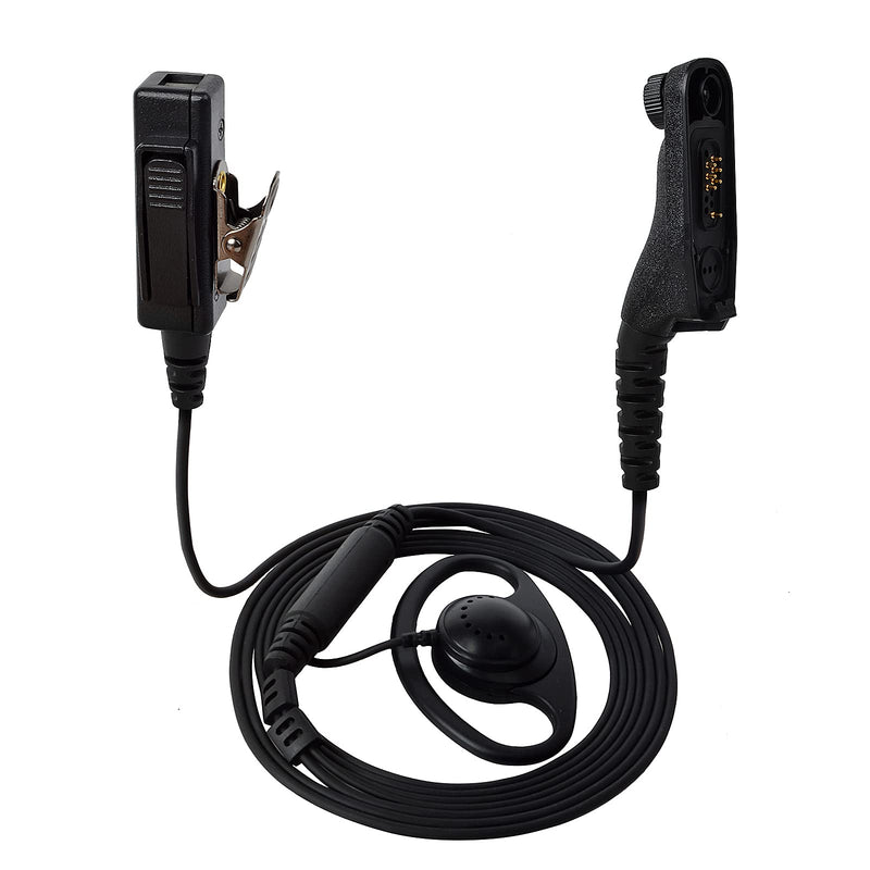 [Australia - AusPower] - HYS APX 6000 XPR 6550 Radio Earpiece Law Enforcement Walkie Talkie Headset with in-line PTT/Mic for Motorola Radio APX 7000 XPR6500 XPR 7550 XiR-P8200 XiR-P8268 2 Way Radio 