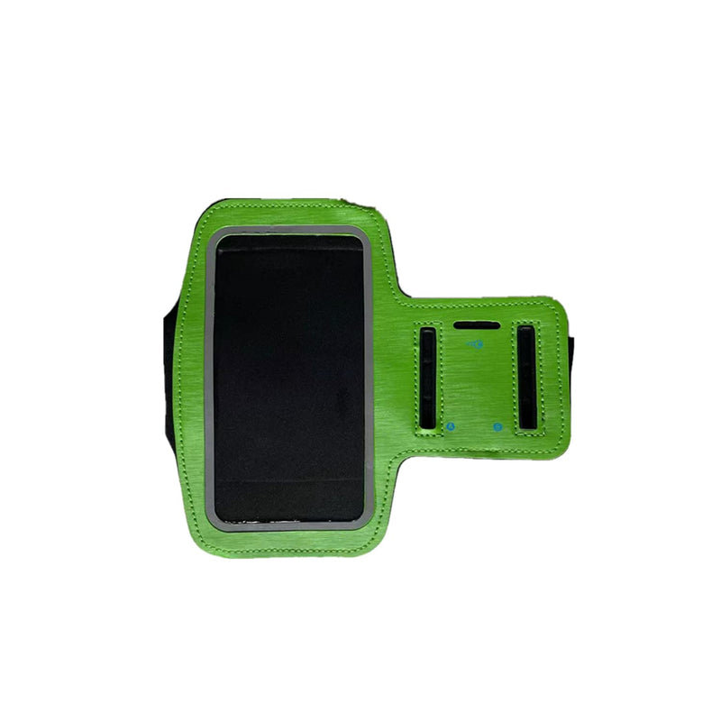 [Australia - AusPower] - HAPPYSPORT Water Resistant Cell Phone Armband Case Running Holder Adjustable Strap Pocket Key (Green) Green 