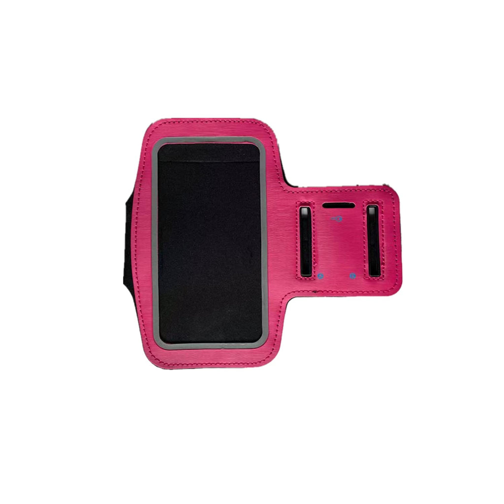 [Australia - AusPower] - HAPPYSPORT Water Resistant Cell Phone Armband Case Running Holder Adjustable Strap Pocket Key (Purple) Purple 