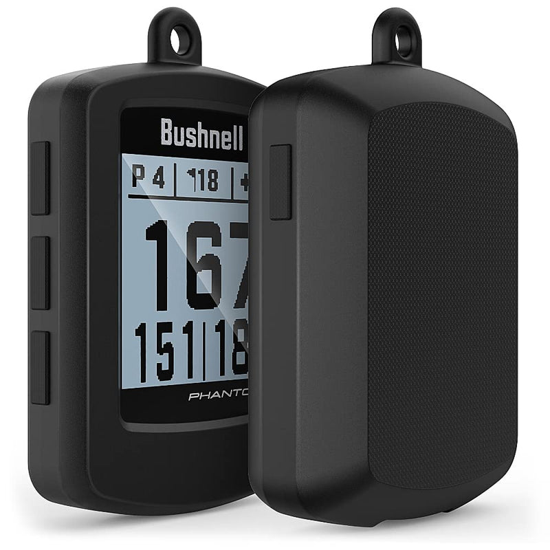 [Australia - AusPower] - TUSITA Case Compatible with Bushnell Phantom 2 - Silicone Protective Cover - Handheld Golf GPS Navigator Accessories(Black) Black 