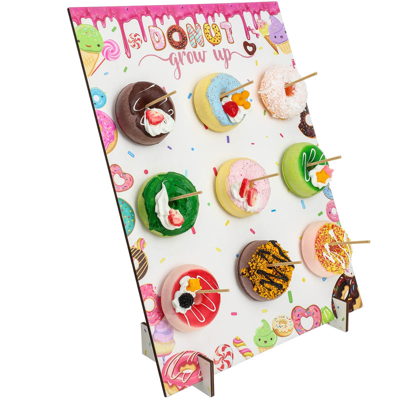 [Australia - AusPower] - Doughnut Party Decoration, Doughnut Dessert Food Buffet Display Doughnut Bagel Holder Stand Candy Donuts Grow up Reusable Table Rack Display for Wedding Kids Birthday Baby Shower Party Supplies 