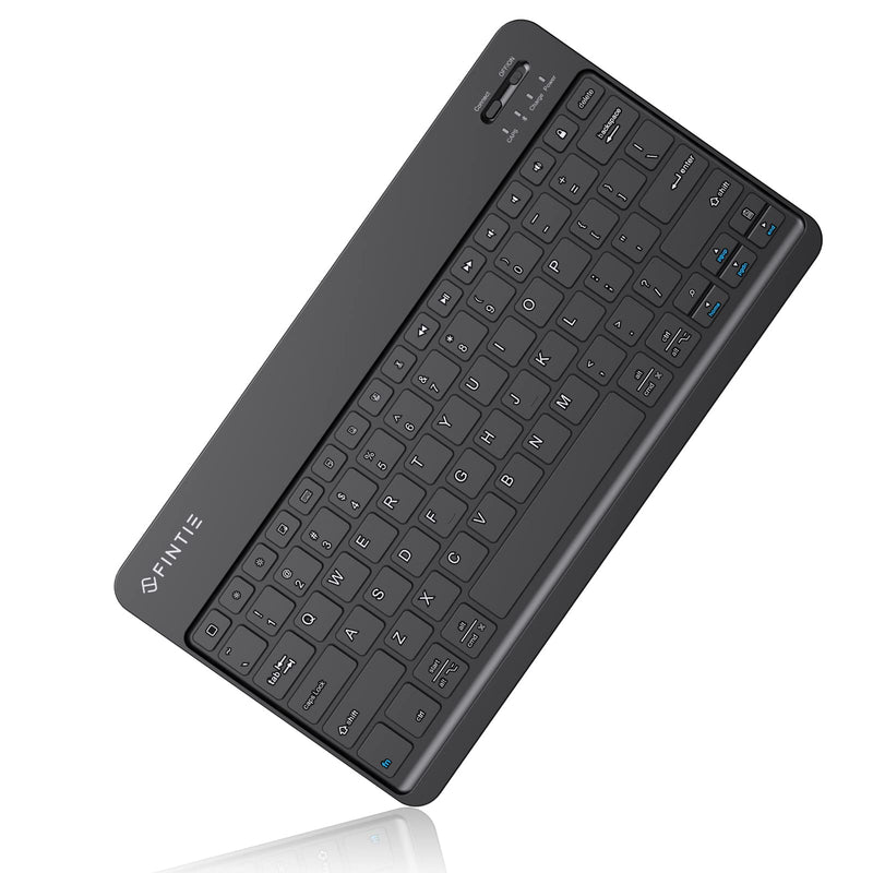 [Australia - AusPower] - Fintie 12-Inch Ultrathin (4mm) Wireless Bluetooth Keyboard for iPad Samsung Tablet, iPhone Smartphone, iOS, Android Tablets Phone 