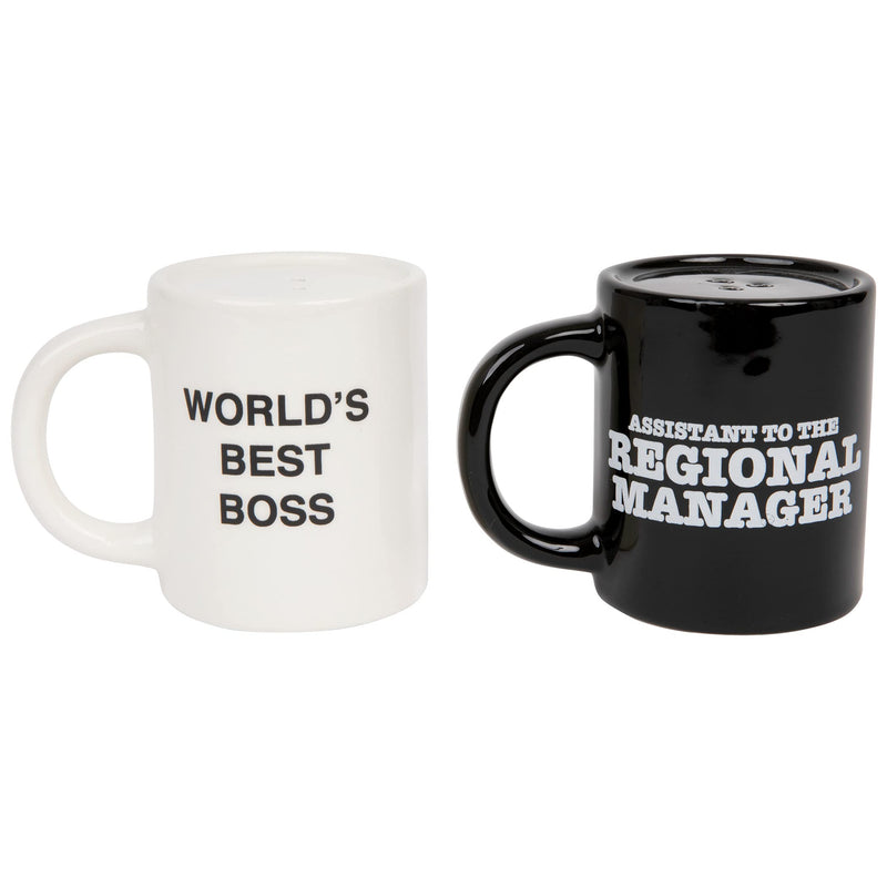 [Australia - AusPower] - The Office Dunder Mifflin Upper MGMT Mug Shaped Salt & Pepper Shakers 