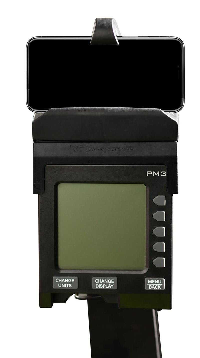 [Australia - AusPower] - Smartphone Cradle Designed for Concept 2 Rowing Machine PM3 Monitor, PM4 Monitor, Silicone Phone Holder with Adapter Compatible with Concept2 Pm3 and Pm4 Monitors… 