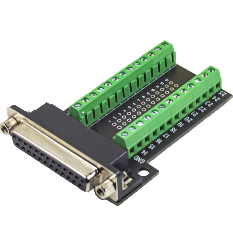 [Australia - AusPower] - jujinglobal DB25 Breakout Board to 3.81mm Terminal Output 