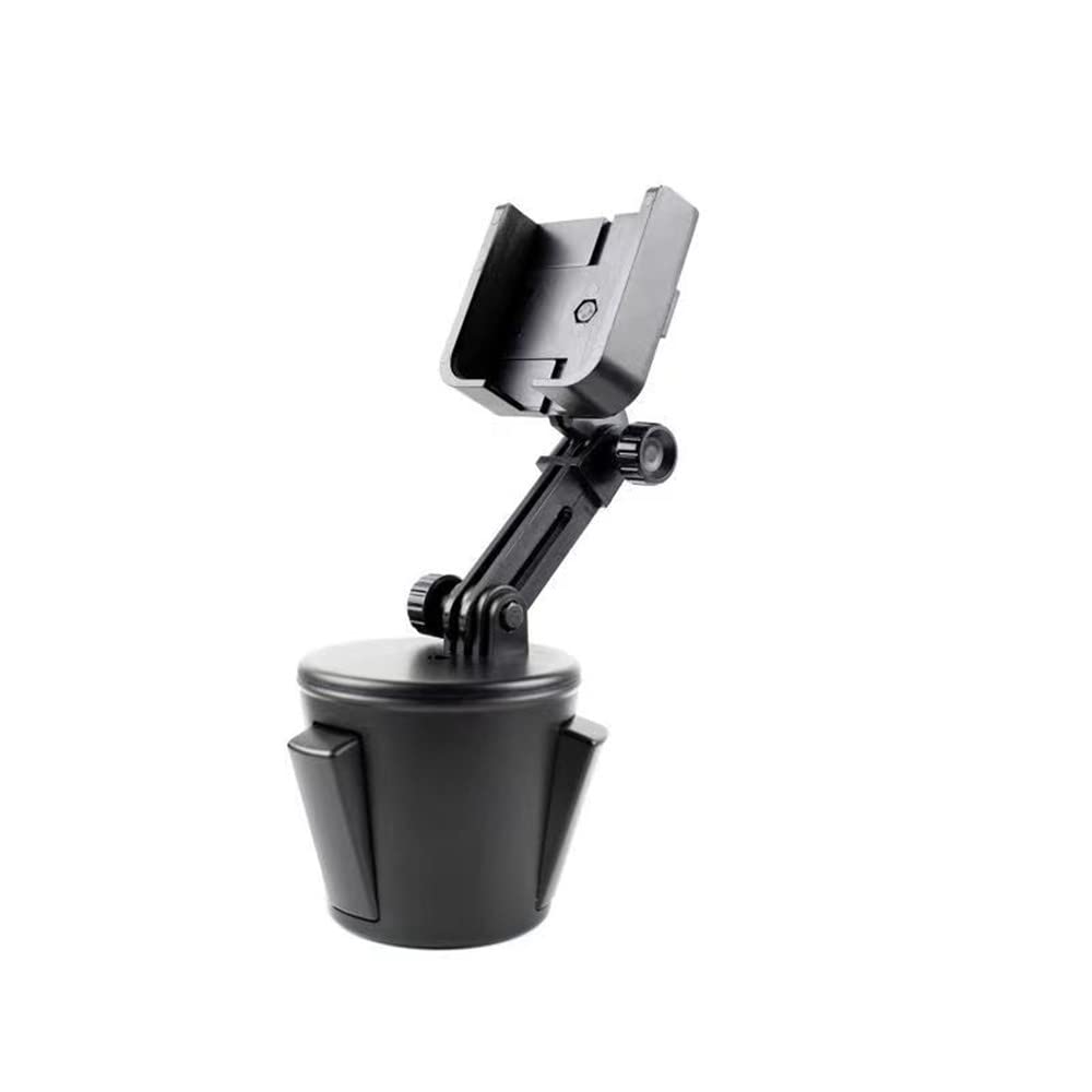 [Australia - AusPower] - Cup Phone Holder Adjustable Portable Car Cell Phone Mount Universal Cup Holder Suitable for All Mobile Phones (Black 