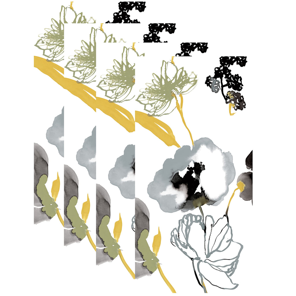 [Australia - AusPower] - White Black and Gold Napkins Disposable Hand Towels for Bathroom Decorative Powder Room Decor Paper Wedding Napkins for Reception 32 Count 8.5"x 4.5" Ariella 