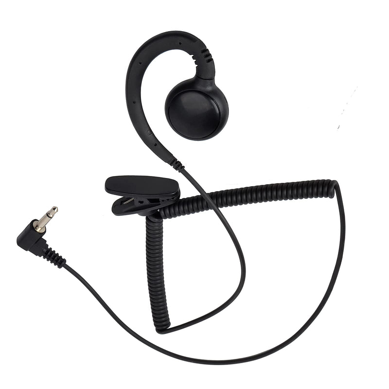 [Australia - AusPower] - HYS 3.5mm Listen Only Earpiece Soft Ear Hook Law Enforcement Tactical Headset for Transceivers/Radio Shoulder Speaker Mics 3.5mm Audio Jacks 