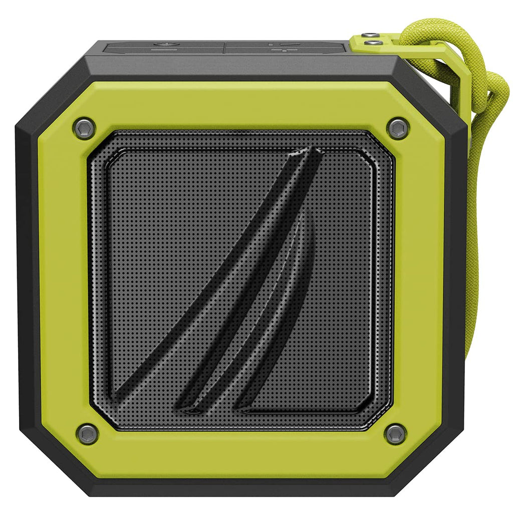 [Australia - AusPower] - NAUTICA Portable Wireless Bluetooth Speaker, IPX5 Splash Proof, Loud Volume, Clear Audio Sound, Outdoor, Portable, Support up to 32 GB USB Drive | 15-Hour Playtime (Black-Green) BLACK-GREEN 