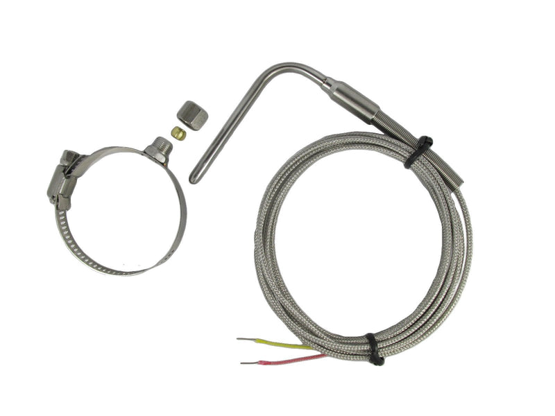 [Australia - AusPower] - Exhaust Gas Temperature Sensors K Type Adjustable Insert Length with Clamp (1~2 Inch) 