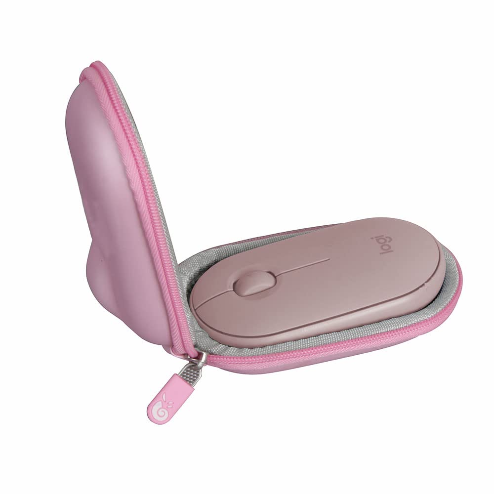 [Australia - AusPower] - Hermitshell Travel Case for Logitech M350 / Logitech M355 Portable Wireless Mouse (Light Pink) Light Pink 