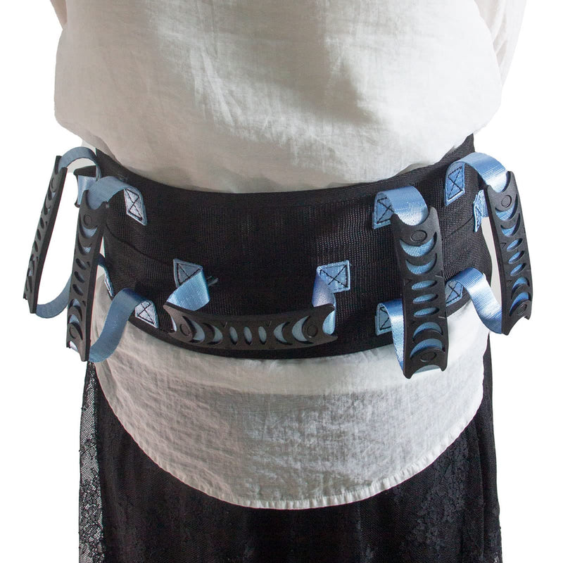 [Australia - AusPower] - KkaFFe Gait Belt with Handles, Transfer Belt for Elderly, Patient Gait Belts, Transfer Belt Assist, Gait Belts for Seniors, Upgraded Using Rubber Handles (Blue) Blue 