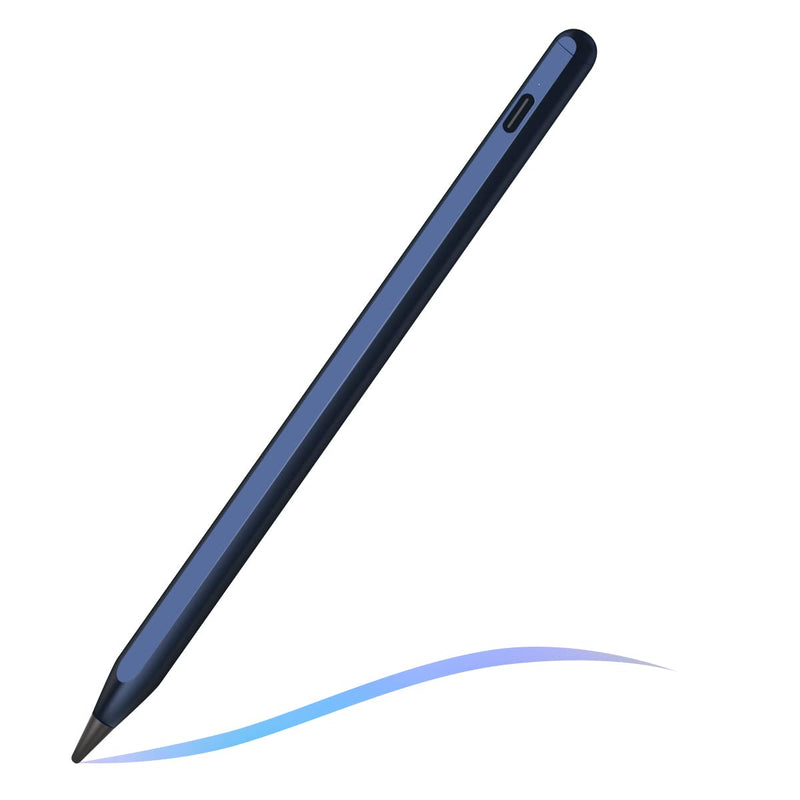 [Australia - AusPower] - Stylus Pencil for iPad 9th Generation, Active Pen with Palm Rejection Compatible with (2018-2022) Apple iPad 9th 8th 7th Gen/iPad Pro 11 & 12.9 inches/iPad Air 4th 5th Gen/iPad Mini 6th Gen (Blue) Blue 
