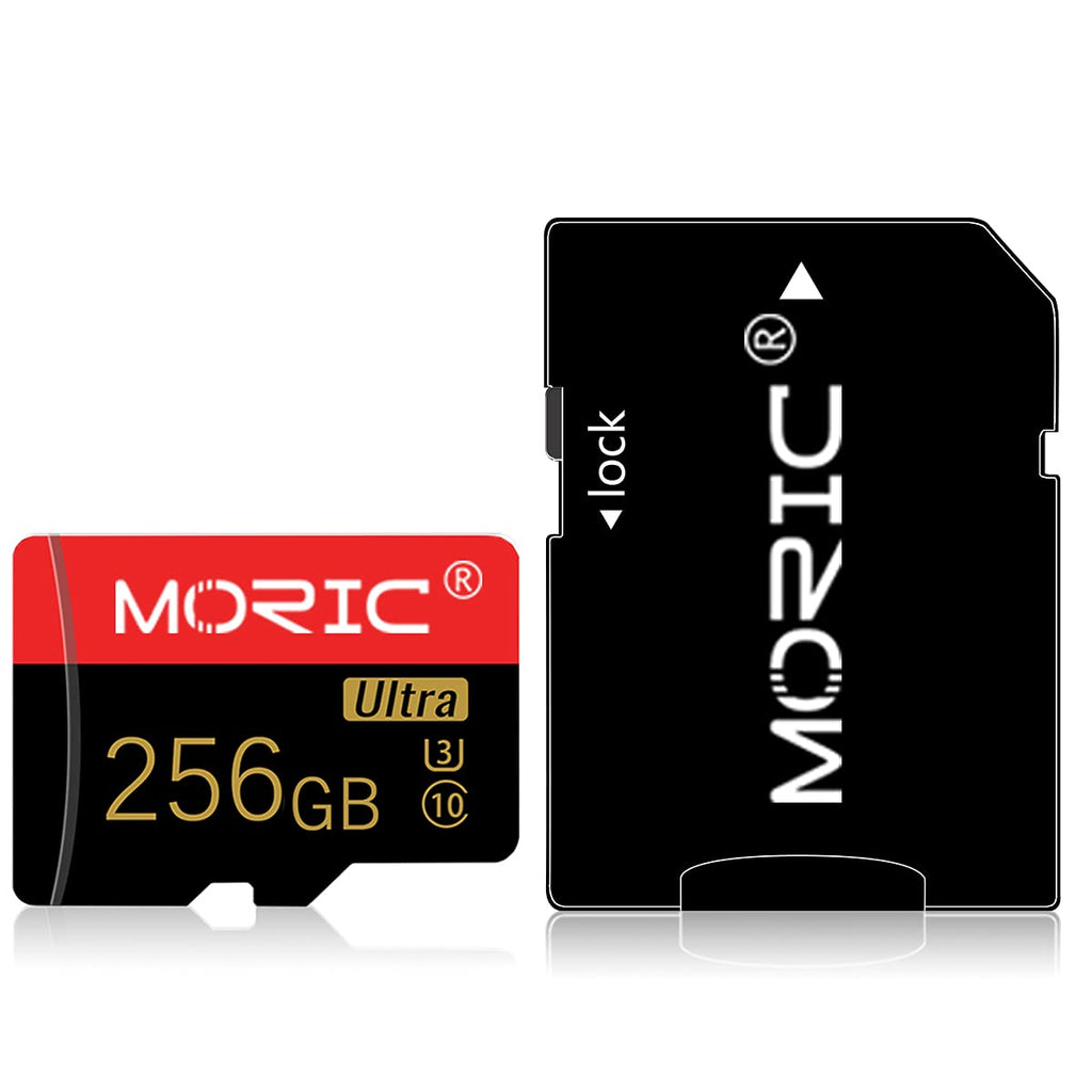 [Australia - AusPower] - 256GB Micro SD Card High Speed Micro SD Card Class 10 Memory Card for Smartphone, Table with SD Adapter 