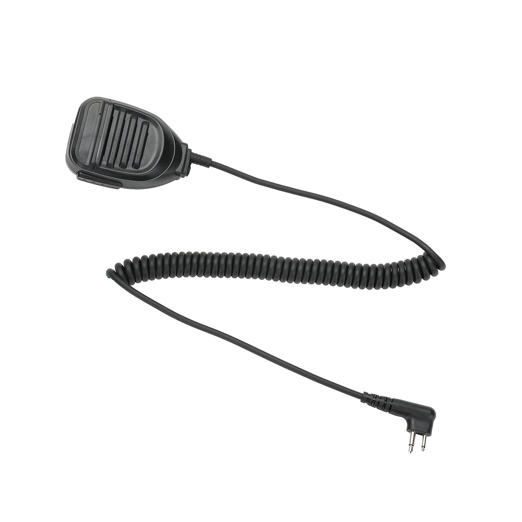 [Australia - AusPower] - Two Way Radio Speaker Microphone with PTT Compatible with Motorola 2 Pin Two Way Radio Walkie Talkie Reinforced Cable-ERIPHA 
