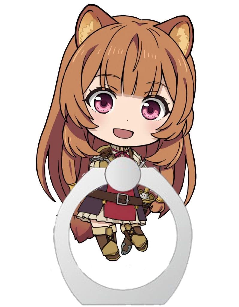 [Australia - AusPower] - The Rising of The Shield Hero Chibi Raphtalia Acrylic Cell Phone Grip Ring Holder Officially Licesned 