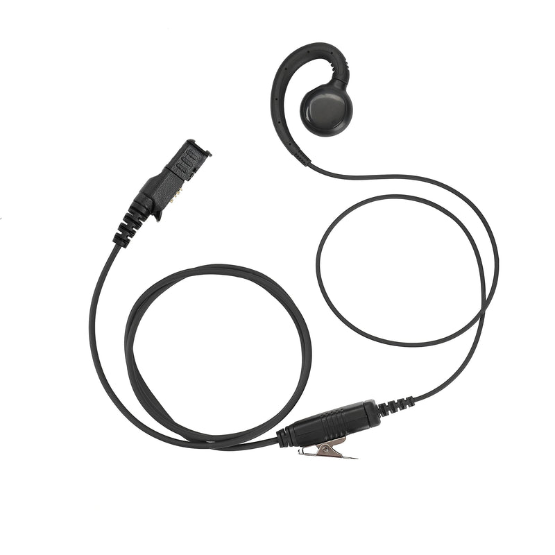 [Australia - AusPower] - ERIPHA XPR 3000e 3300e 3500e 3300 3500 Earpiece with Compatible with Motorola Walkie Talkie Two Way Radio 【C-Ring】 Headset with Mic PTT 